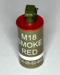 DAM Toys Delta Force Team Leader Task Force Ranger "Operation Gothic Serpent" 1993 Somalia: M18 Red Smoke Grenade