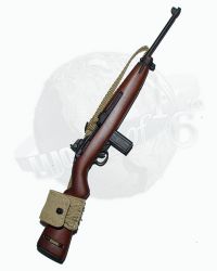 DiD Toys WWII US 2nd Ranger Battalion Series 5 – Sergeant Horvath: M1 Carbine Rifle With Magazine Pouch On Buttstock