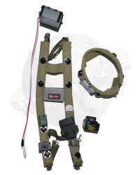 DamToys MC SAW Gunner Urban Warfare Exercises Gunnery Sergeant Crews: MILES (Multiple integrated laser engagement system) Helmet, Torso Mounted Sensors, M89 Simulator System Firing Laser