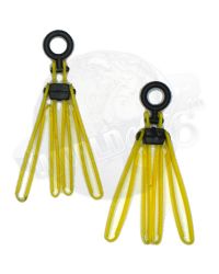 Mini Times US Navy SEAL Winter Combat Training: Tri-Fold Restraint Plasticuffs (Yellow) x 2