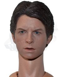 Present Toys Back To The Future Marty McFly "Time Travel Man": Figure Body With Head Sculpt Michael J. Fox Likeness (No Hands, Feet)