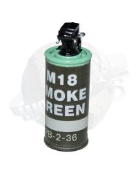 QOrange x QoToys Vietnam War U.S. Army 1st Cavalry Division in Ia Drang 1965: M18 Smoke Grenade (Metal/Green)
