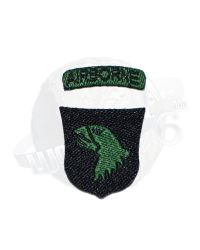 QO Toys Vietnam War US Army 101st Airborne Division in Hamburger Hill 1969: Subdued 101st Infantry Patch