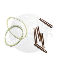 Soldier Story Henry Kano: Spent Rifle Shells x 5 & Bands x 2 (Metal)