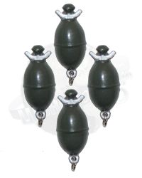 DiD WWII Axis Grenades x 4 (Metal)