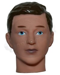 Toy Soldier Brunette Head Sculpt