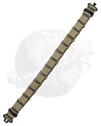 World of One Sixth WWII US Army Custom Pistol Belt (Khaki)
