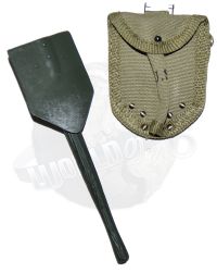 Dragon Models Ltd. WWII US Army Folding Shovel & Cover (Dark Khaki)