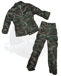 21st Century Toys Modern Military Woodland Camouflage Uniform Shirt & Trousers