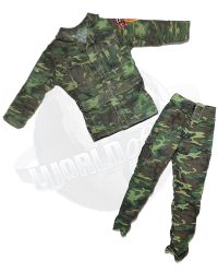 Soldier's of the World Modern Military Woodland Camouflage Uniform Shirt & Trousers
