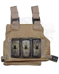 Soldier Story Modern Military Tactical Vest & Molded Pouches (Desert Tan)