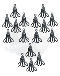 VeryHot Toys Mercenary 2.0: ASP Tri-Fold Restraints x16 (Black)