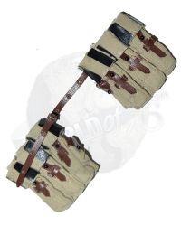 Dragon Models Ltd. WWII Axis MP38 Double Magazine Pouches (Desert Tan)