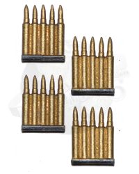 DiD Toys WWII Axis Kar98 Clips x4 (Metal)
