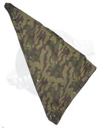 Dragon Models Ltd. WWII Axis Splinter Camouflaged Zeltbahn Poncho (Light Yellow Hue Variant)