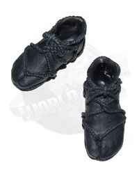 Historic Japanese Samurai Molded Sandals (Black)
