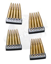 Dragon Models Ltd. WWII US Army British Ammunition Clips x 4