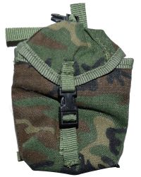 Dragon Models Ltd. Modern Military Woodland Camouflaged Ammunition Leg Bag